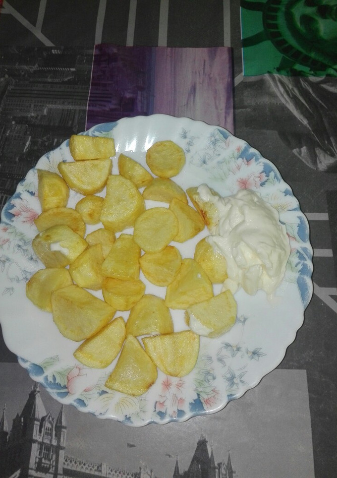 Una foto de Patatas con alioli