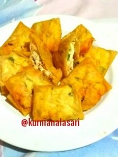 Foto resep Martabak tahu + udang (cemilan)