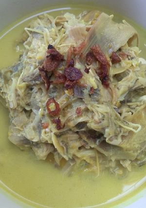 Foto resep Opor Jantung Pisang Kepok