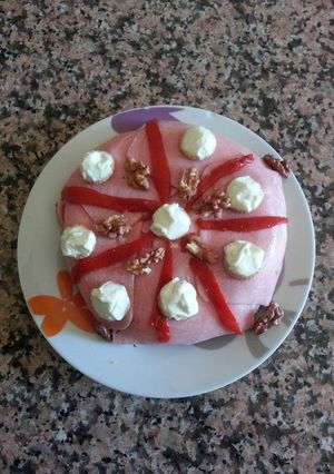 Una foto de Tarta de salmón ahumado