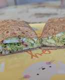 Avokádós tojássalátás wrap