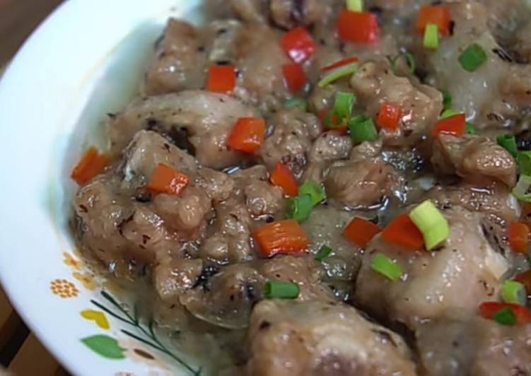 Steamed Pork Ribs in Black Bean Sauce