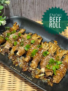 Foto resep Enoki Beef Roll