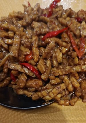 Foto resep Orek Tempe pedas manis