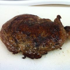 A picture of Pan Seared Rib Eye.
