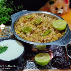 A picture of Sweet Potato Sabudana Khichdi.