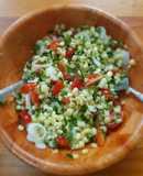 Ensalada de granos de elote
