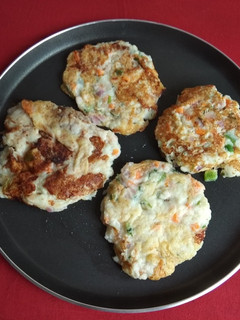 A picture of Poha pan cake.