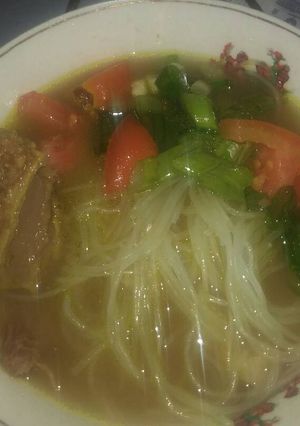 Foto resep Soto daging sapi segar