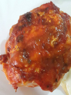 Una foto de Pechuga rellena al horno