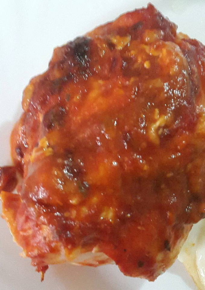 Una foto de Pechuga rellena al horno