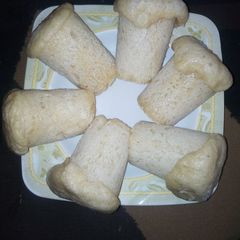 Semovita steam bread(Alkubus) A picture of Semovita steam bread(Alkubus).