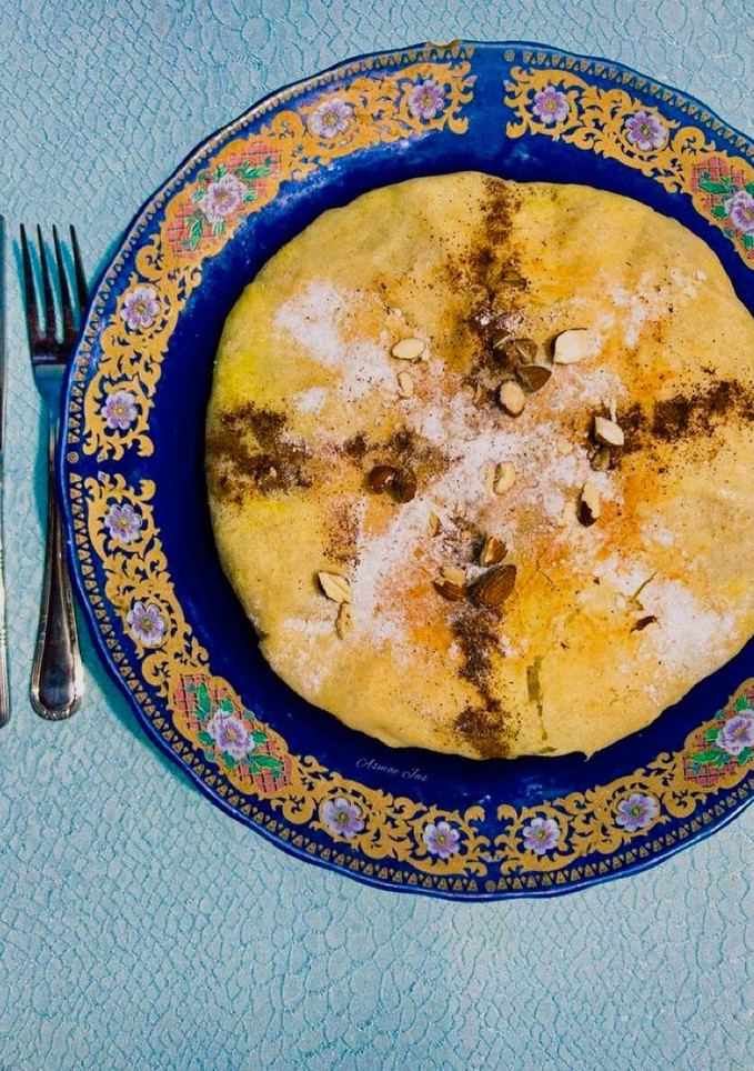 صورة لوصفة بسطيلة الدجاج المغربية 👌🏼