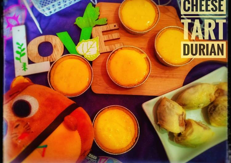 Cara Mudah Buat Cheese Tart Durian #Durian yang Praktis
