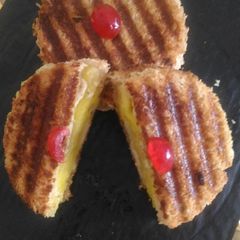 Pineapple Cheese Chilli Flakes Sandwich A picture of Pineapple Cheese Chilli Flakes Sandwich.