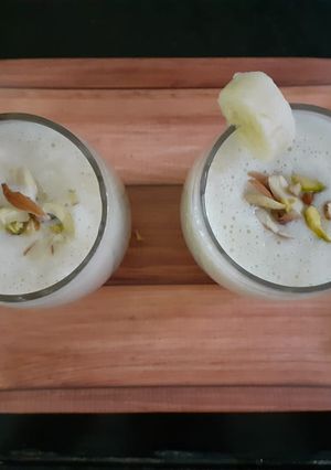 A picture of बनाना ड्राई फ्रूट स्मूथी (Banana Dryfruit Smoothie Recipe In Hindi).