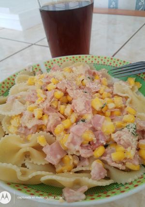 Una foto de Salsa Alfredo con choclo
