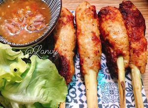 Hình của món Nem lụi eatclean.