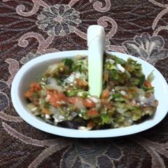 A picture of Spring onion chutney.