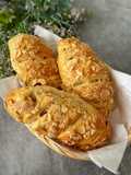 Mango Raspberry Bread with almond