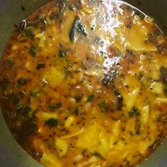 Dal dhokli A picture of Dal dhokli.