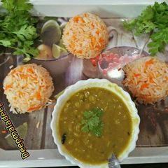 A picture of Hare Matar ki daal.