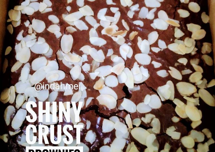 Fresh, Memasak Shiny Crust Brownies Gurih Mantul