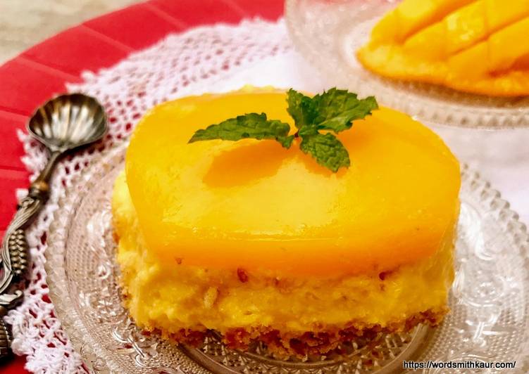 Recipe of Tasty Mango Cheesecake