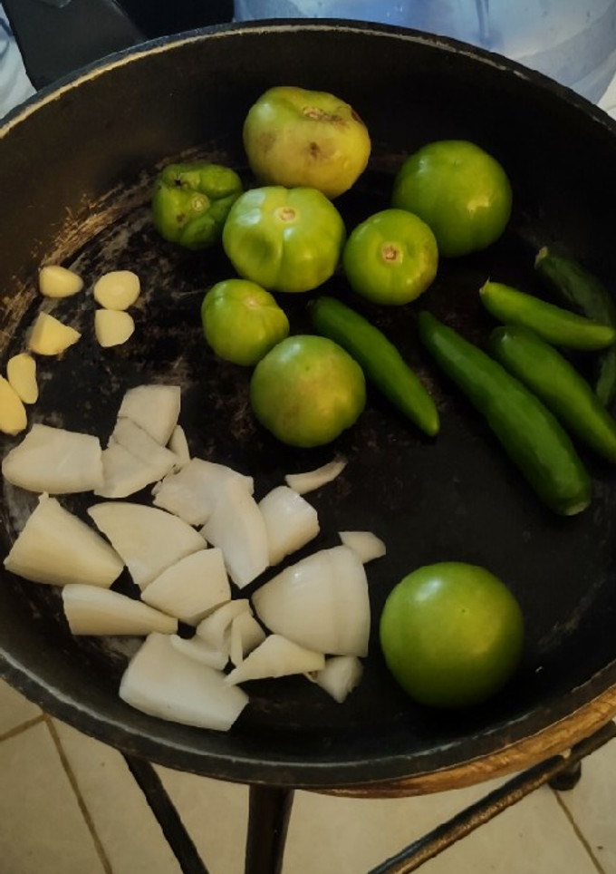 Una foto de Salsa de chile asado