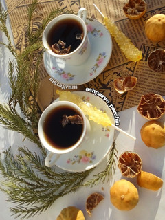 عکسی از دستور چای و لیمو عمانی 🌸