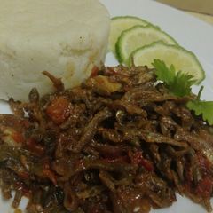 Sima served with Omena A picture of Sima served with Omena.