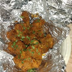 A picture of Bar b q  Chicken Masala.