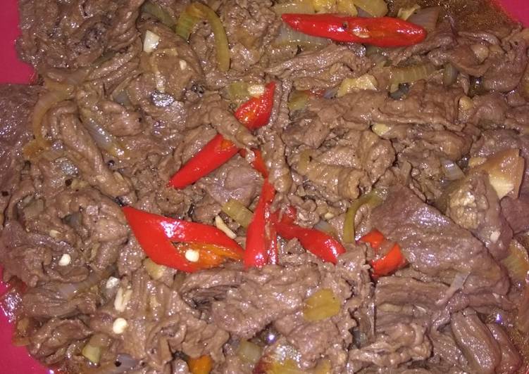 Beef teriyaki ala HokBen