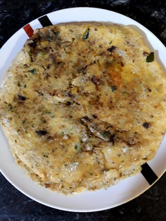 Una foto de Tortilla de verduras con levadura de cerveza