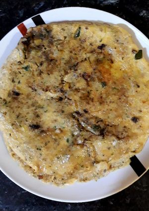 Foto principal de Tortilla de verduras con levadura de cerveza