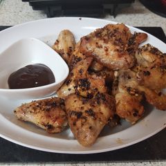 A picture of My Hot BBQ Chicken Wings.🙄.