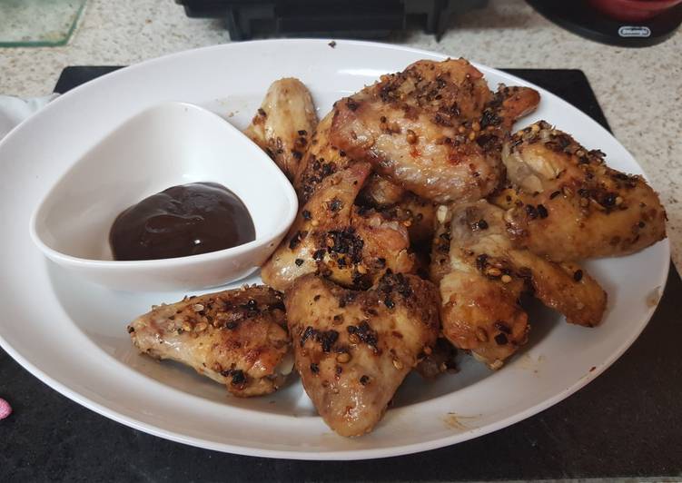 My Hot BBQ Chicken Wings.π