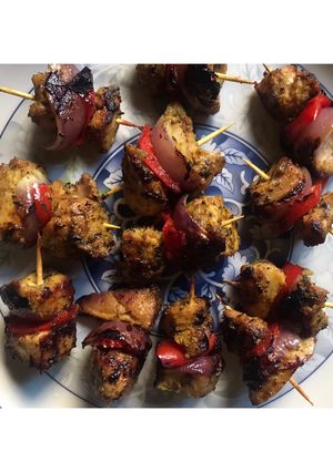 A picture of Chicken Skewers.