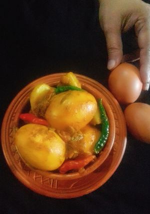 A picture of Masala Egg Curry.
