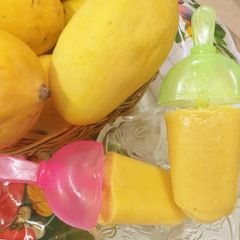 A picture of Mango kulfee.