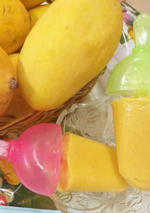 A picture of Mango kulfee.