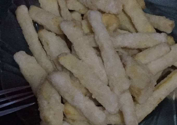 Resep Kentang goreng ala abang cimol kentang Anti Gagal