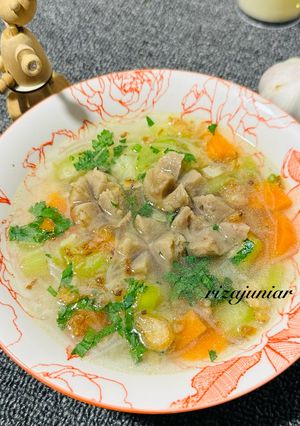 Foto resep Sop Oyong Wortel Bakso