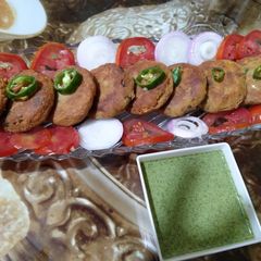 A picture of Shami kabab.