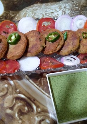 A picture of Shami kabab.