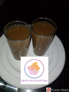 A picture of Tamarind juice(Lemun tsamiya).