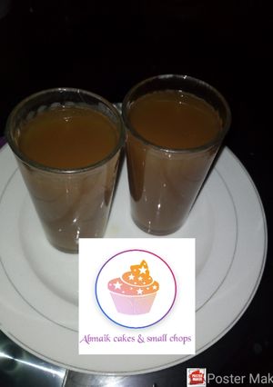 A picture of Tamarind juice(Lemun tsamiya).