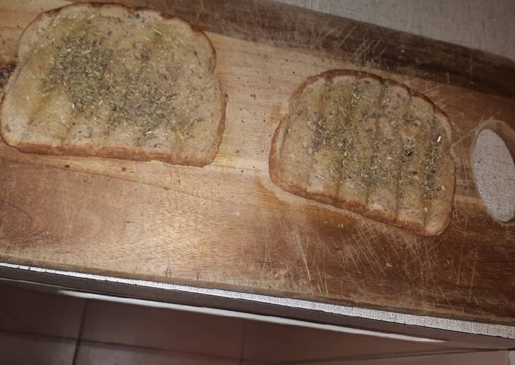 Bread with oil