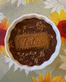 Porridge lotus con yogurt greco e cacao