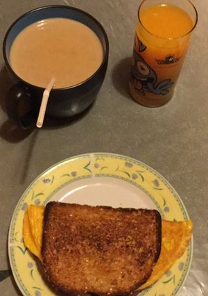 Una foto de Sandwich de tortilla francesa